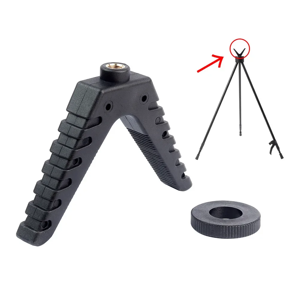 Photography Basics - V字型ヨークスティックラックレストカメラ三脚アウトドアキャンプライト拡張スタンドおもちゃの銃アクセサリーツール