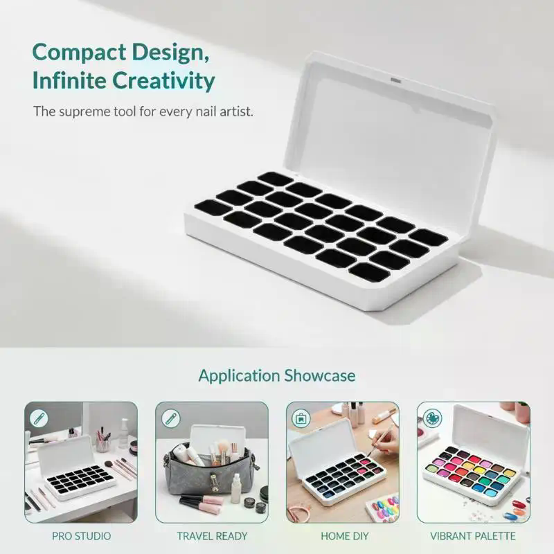 1個入り、磁石付きの空のパッケージボックス。24マス仕切り付 - Photography Design のレビューと価格