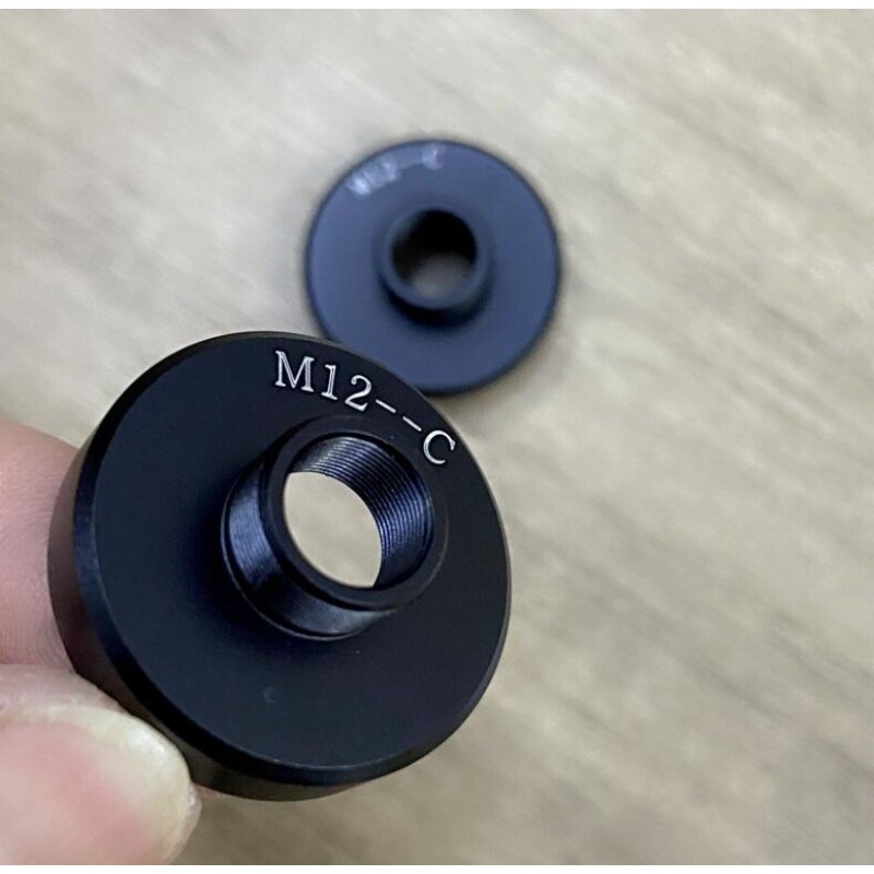 1 個 M12x0.5 CCD 顕微鏡カメラ C マウント  - Lens Adapter Ring のレビューと価格