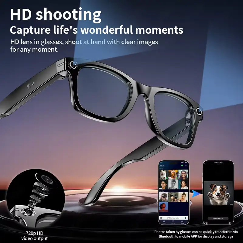 AIスマートグラス 8MPカメラ搭載 ビデオ録画 100以上 - Photography Japanese のレビューと価格